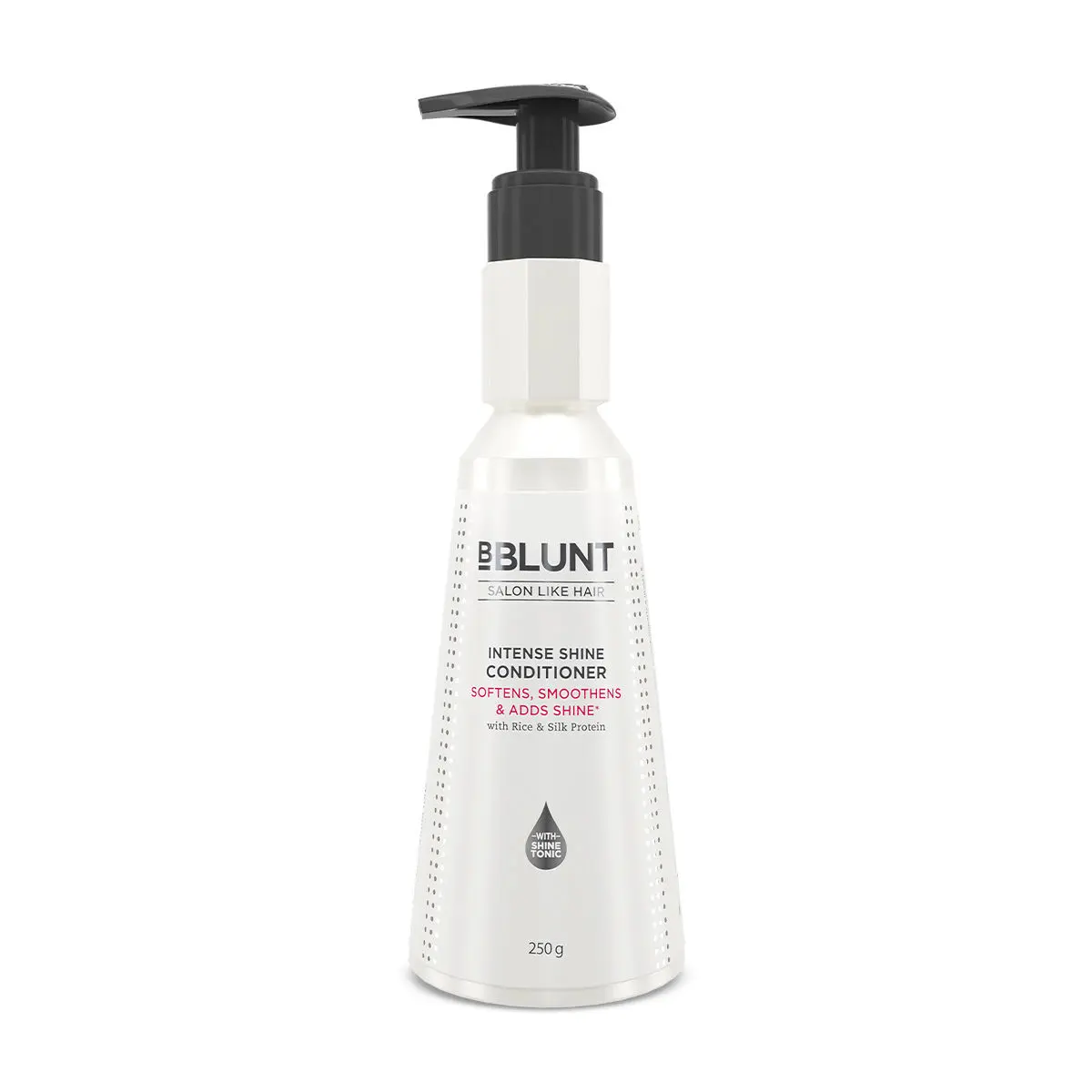 BBLUNT Intense Shine Conditioner with Rice & Silk Protein for Softer, Smoother & Shinier Hair-250gm