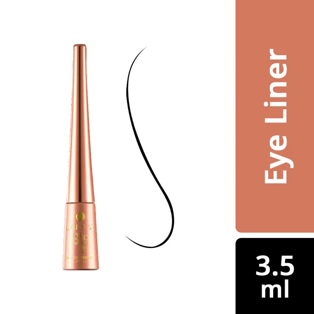 Lakme 9 To 5 Impact Eye Liner - Black (3.5 ml)