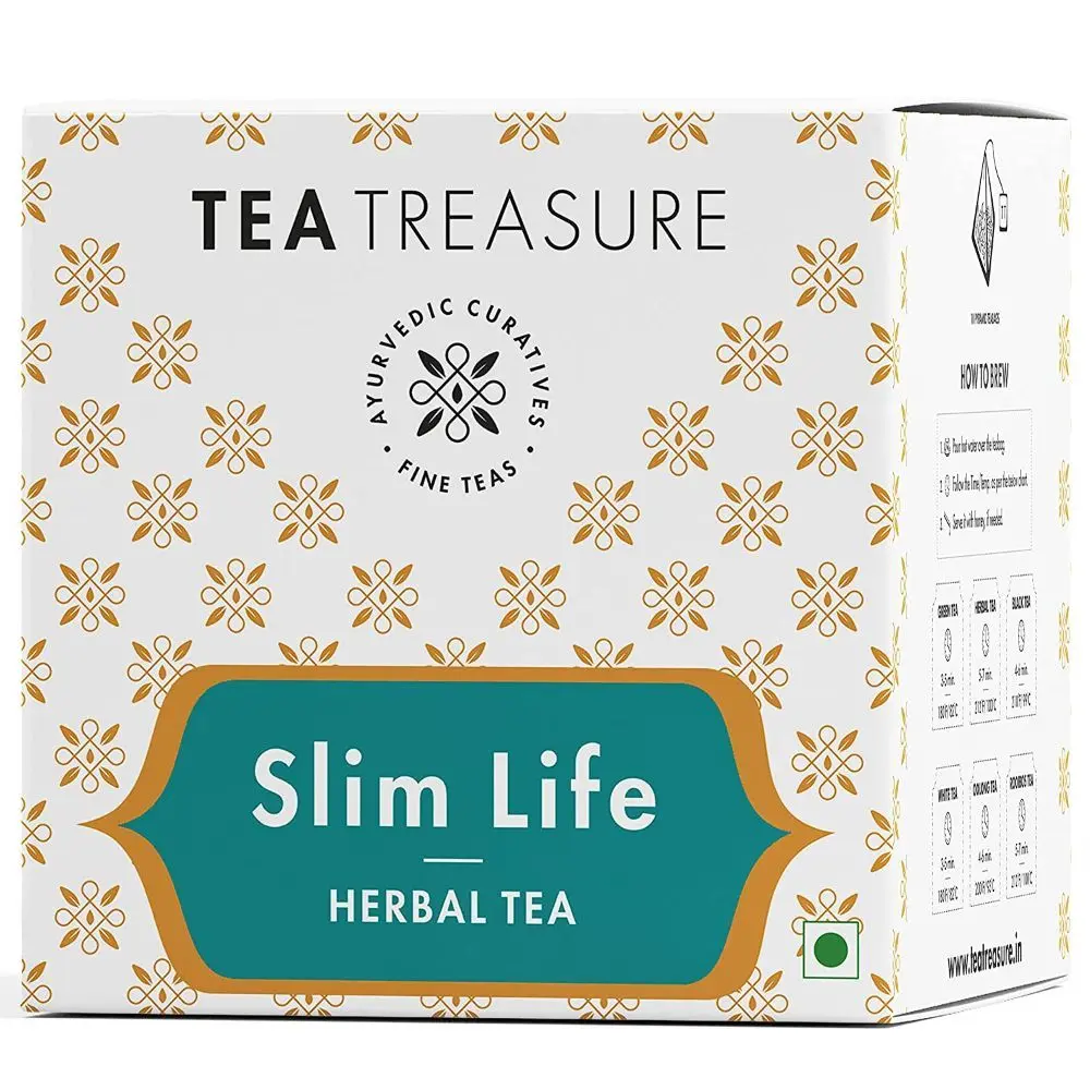 Tea Treasure Organic Slim life Tea - 10 Pyramid Tea Bags