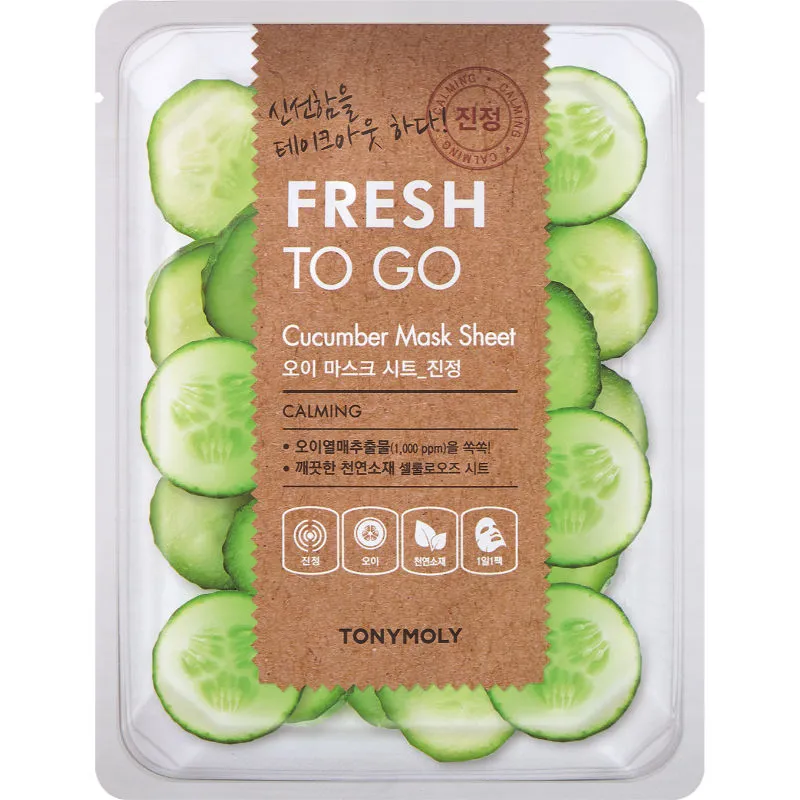 TONYMOLY Fresh To Go Cucumber Mask Sheet Calming