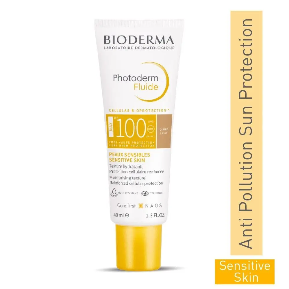 Bioderma Photoderm Aquafluide Sunscreen SPF 100+ Claire - UVA Protection (40 ml)