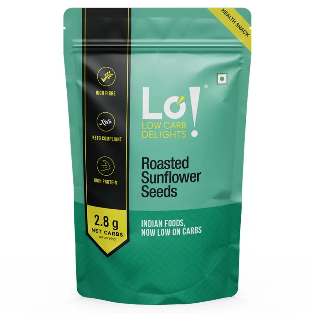 Lo! Foods Roasted Sunflower Seeds,  Unflavoured  250 g