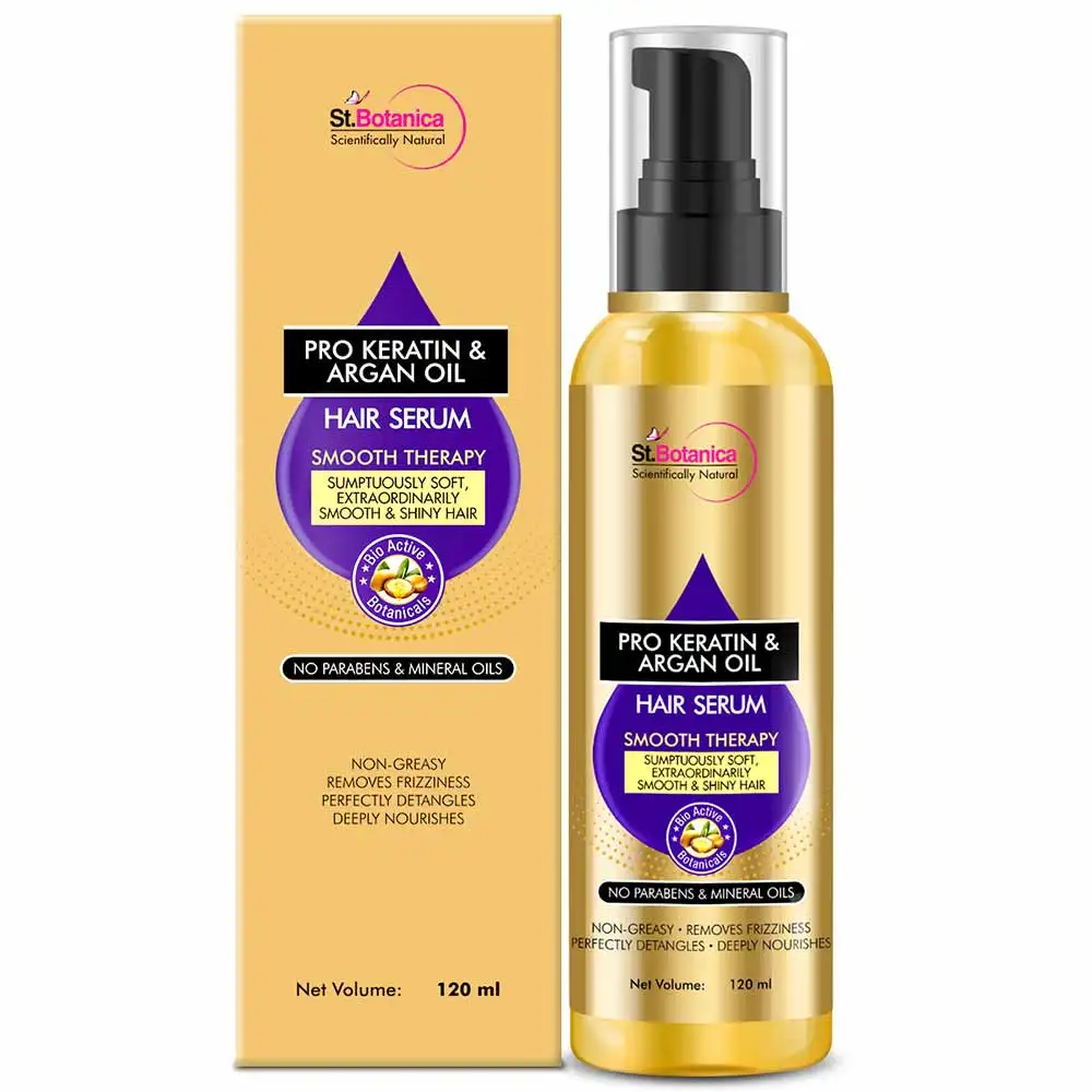 St.Botanica Pro Keratin & Argan Oil Hair Serum,  120 ml  Smooth Therapy