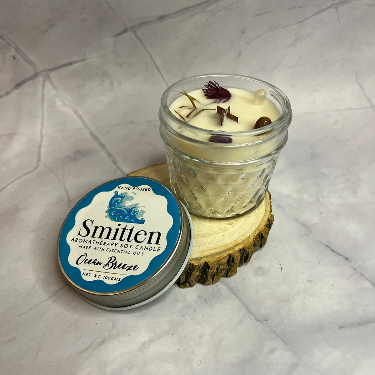 Smitten Aromatherapy Candle Ocean Breeze