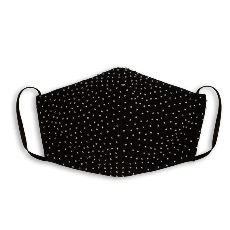 Maskerade Black Dot Mask(Free Size)