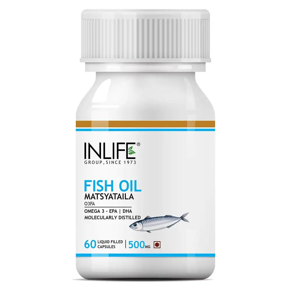 INLIFE Fish Oil,  60 capsules