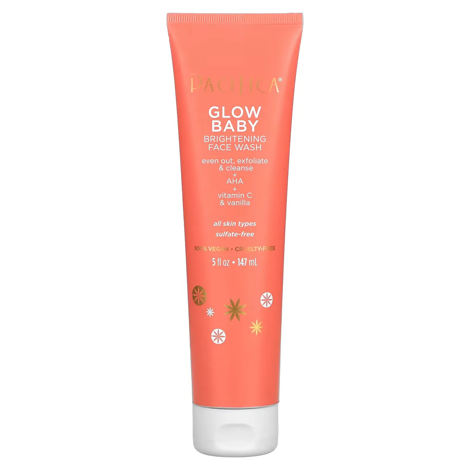 Glow Baby Brightening Face Wash, 5 fl oz (147 ml)