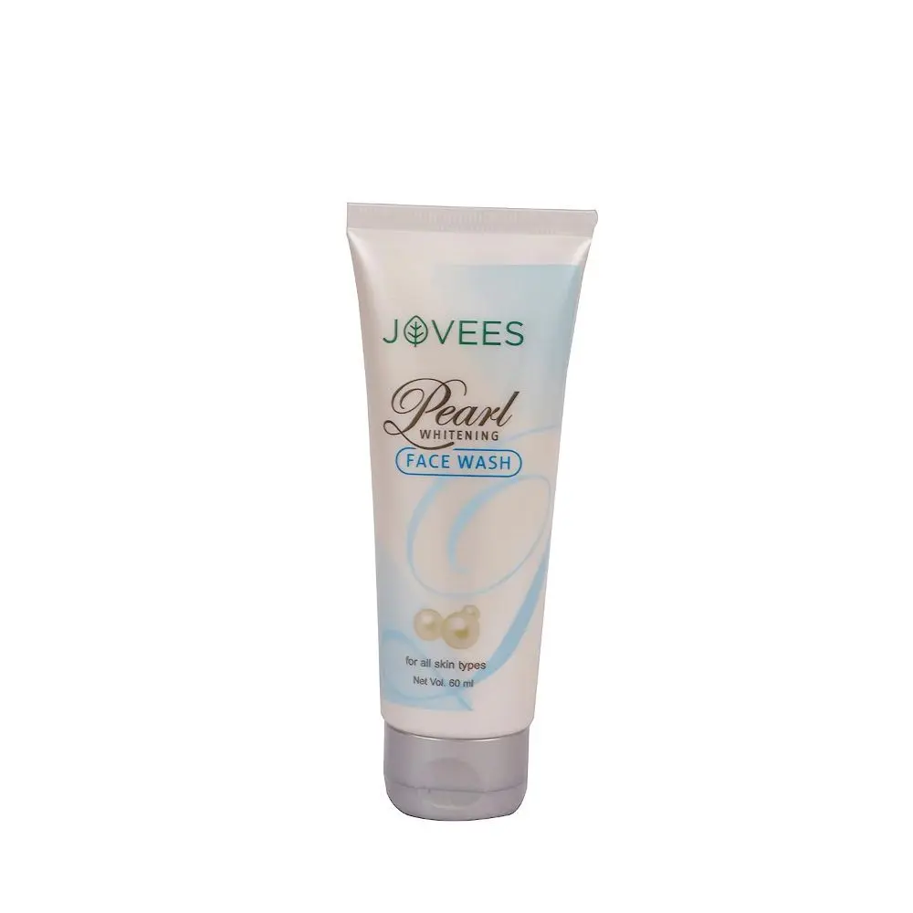 Jovees Herbal Pearl Whitening Face Wash | For Brightening & Glowing Skin | Removes Impurities | Improves Skin Texture | For All Skin Type | 60ml