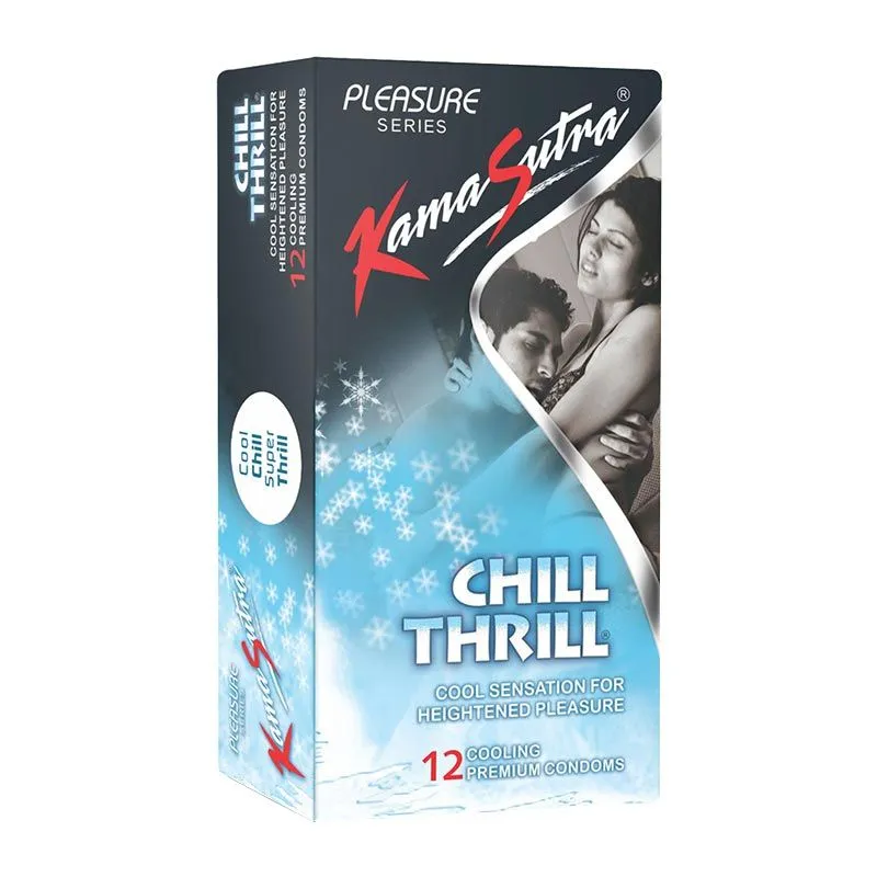 Kamasutra Chill Thrill Condoms - 12pcs