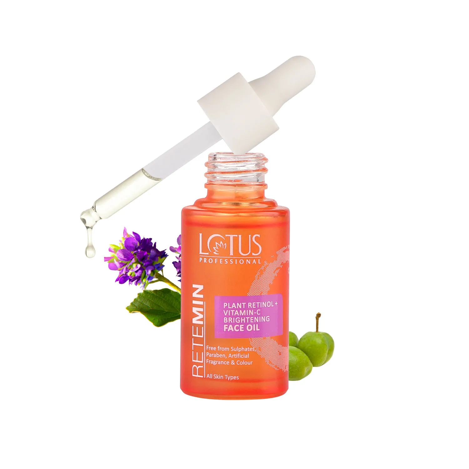 Lotus Professional Retemin Plant Retinol & Natural Vitamin C Brightening Facial Oil