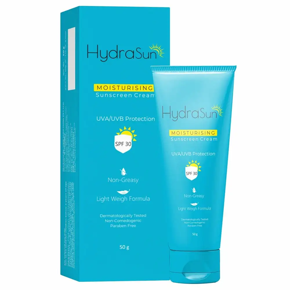 HydraSun Moisturising Sunscreen Cream,  50 g  for All Types of Skin