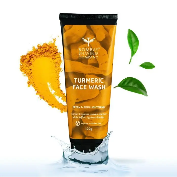 Bombay Shaving Company Turmeric Face Wash, 100g | Ideal for Men & Women | Tan Removal & Even Skin Tone | Made in India