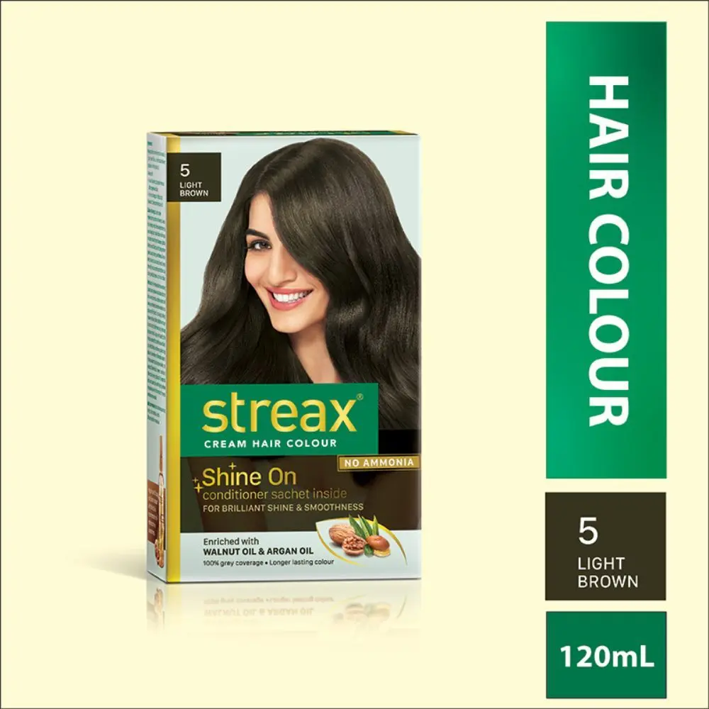 Streax Hair Colour - Light Brown (120 ml)