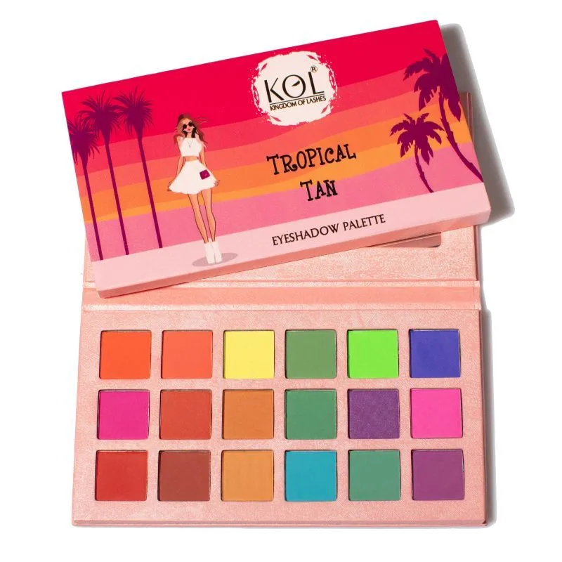 Kingdom Of Lashes Tropical Tan X18 Eyeshadow Palette