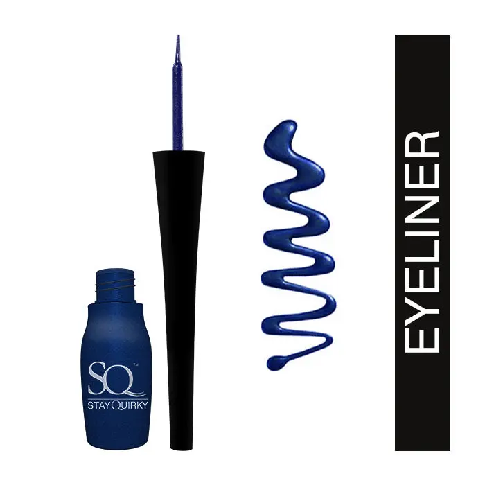 Stay Quirky Liquid Eyeliner, Matte, Blue BadAss 2 (5 ml)