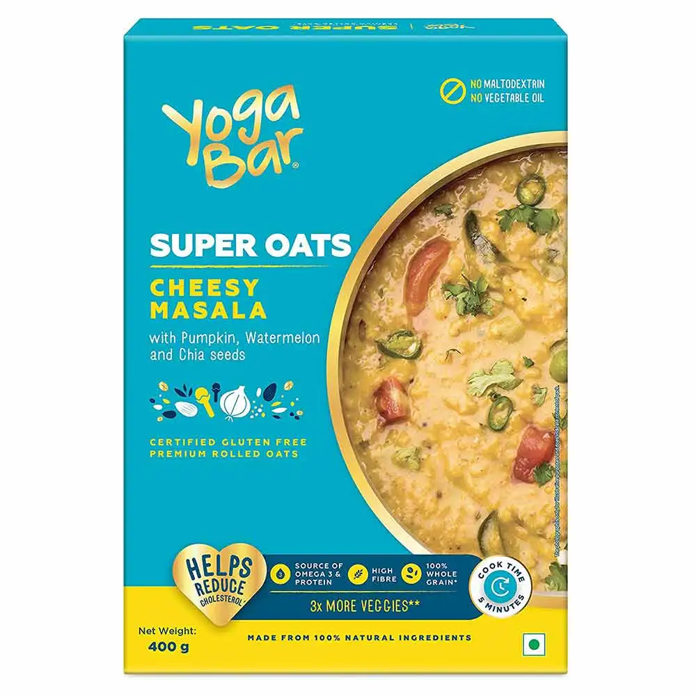 Yogabar Super Oats,  Cheesy Masala  0.400 kg