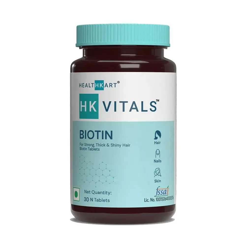 Healt HK Vitals Biotin (10000 mcg),  30 tablet(s)  Unflavoured