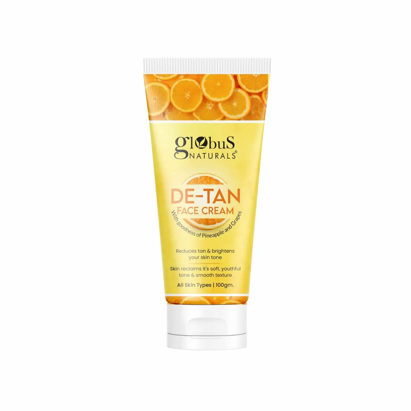 Globus Naturals De Tan Face Cream,100 gm