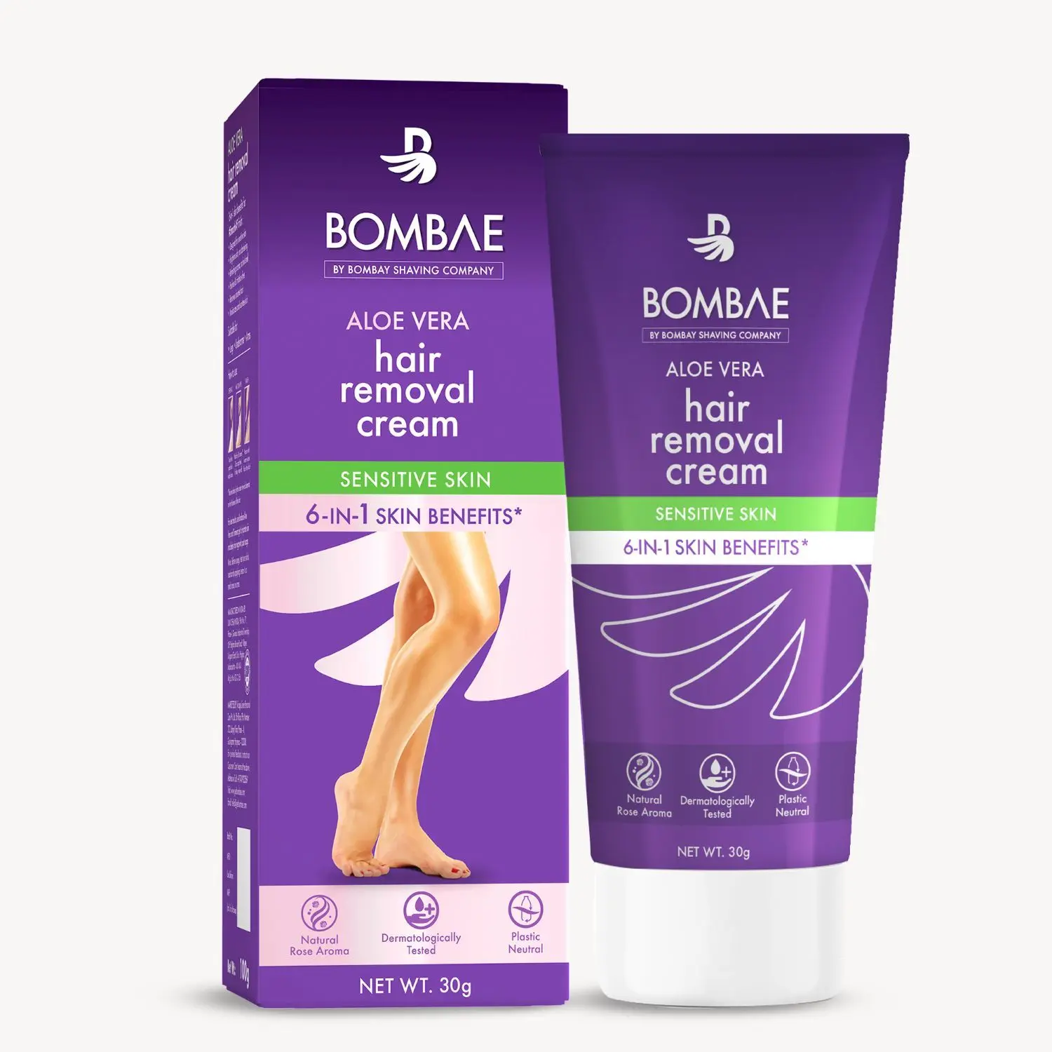 Bombae Aloe Vera Hair Removal Cream - 30g