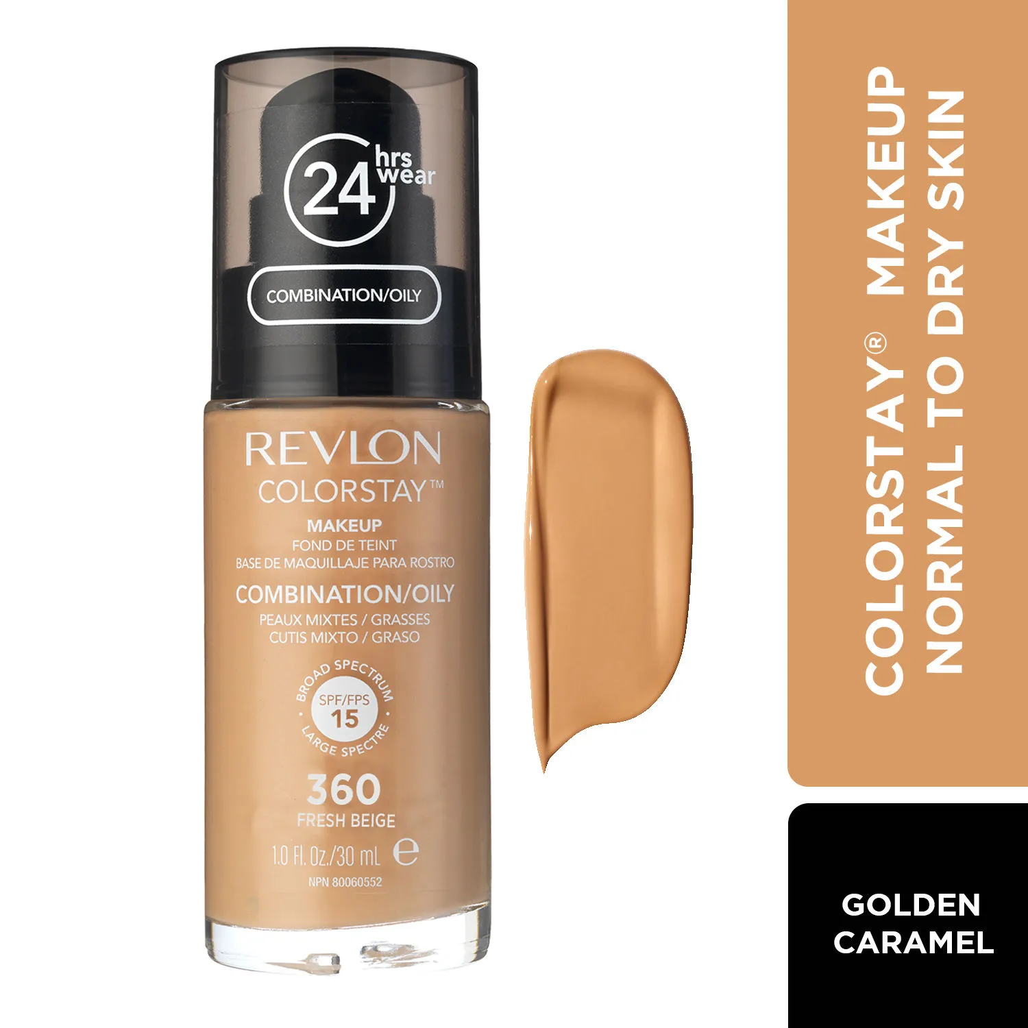 Revlon Colorstay Makeup For Combination / Oily Skin with SPF 15 - Golden Caramel