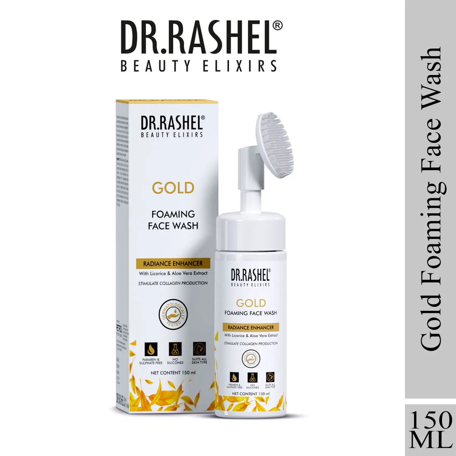 Dr.Rashel Gold Foaming Face Wash (150ml)