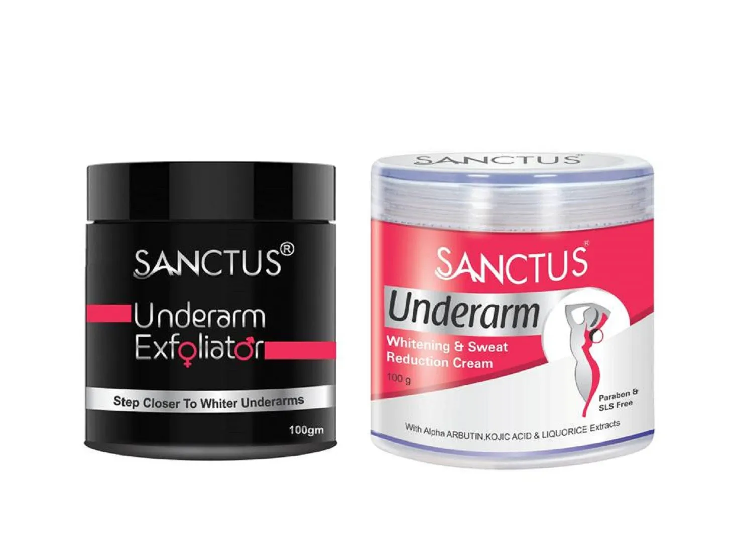 SANCTUS Underarm Whitening Treatment Kit For Women