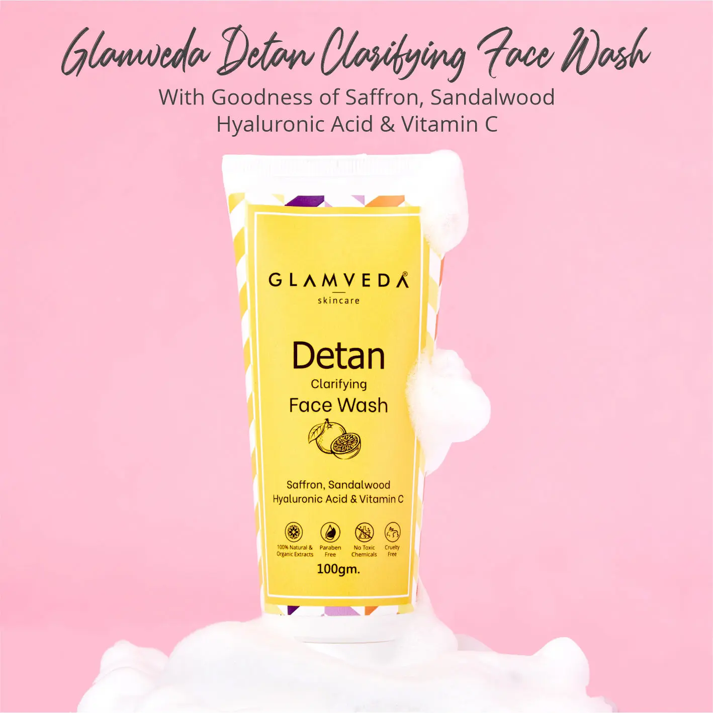 Glamveda Detan Face Wash (100 g)