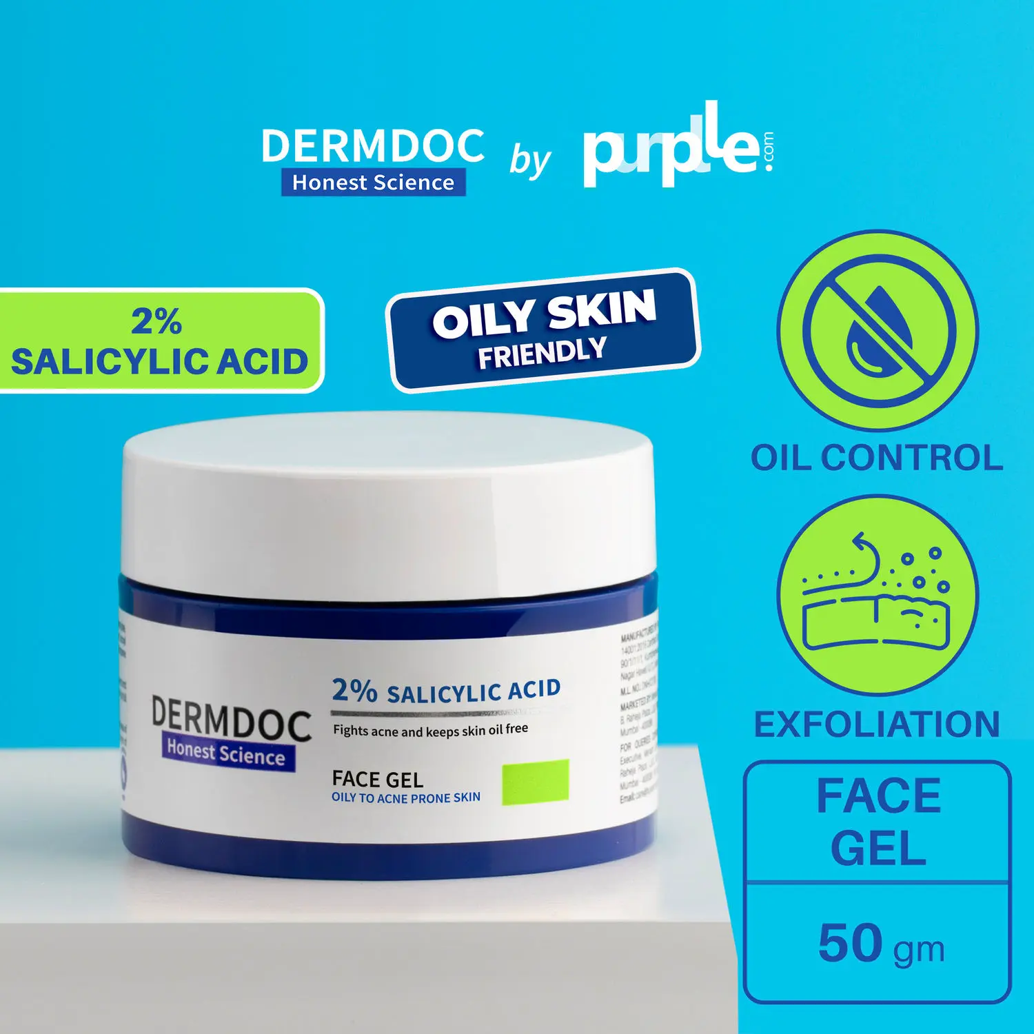 2% Salicylic Acid Anti Acne Face Gel