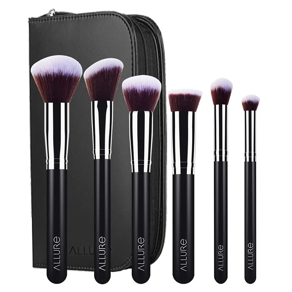 Allure Professional Makeup Brush Set Of 06 (face Brushes Sskf-06)