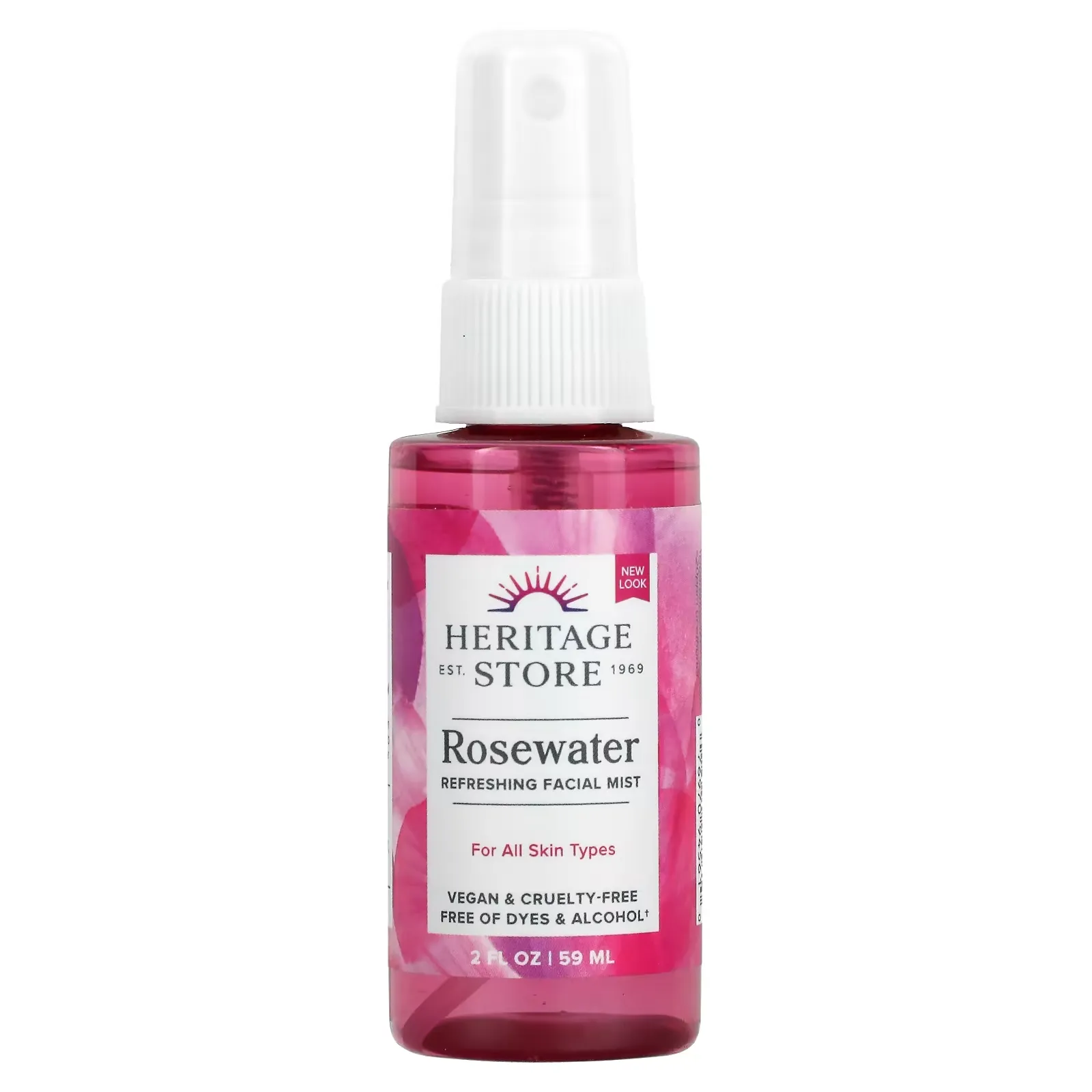 Rosewater, Refreshing Facial Mist, 2 fl oz (59 ml)