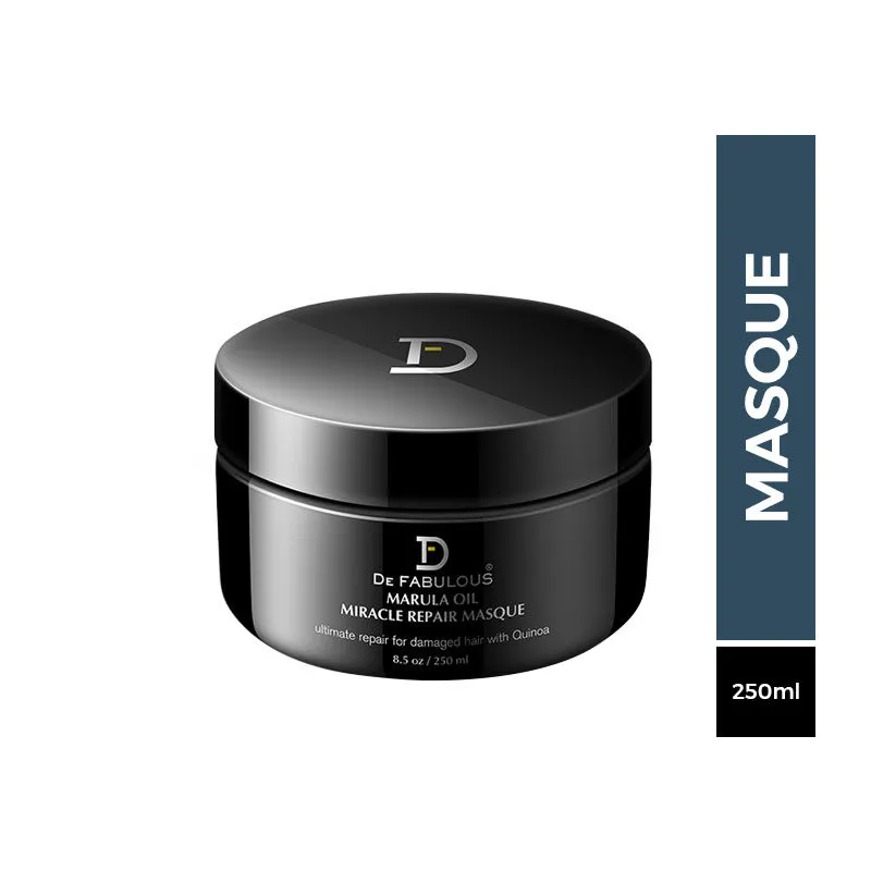 De Fabulous Marula Oil Sulphate Free Miracle Repair Masque - All Hair Types