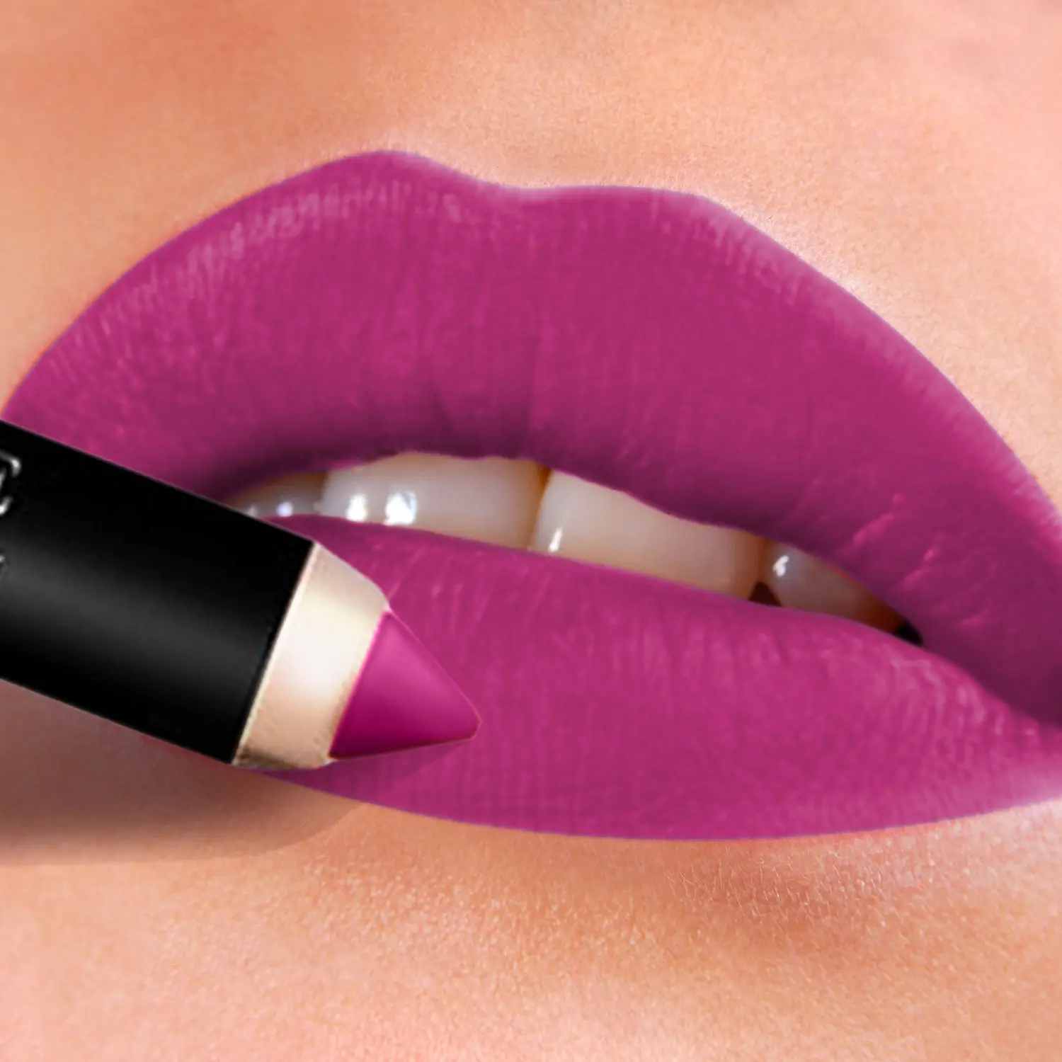 NY Bae Mets Matte Lip Crayon | Satin Texture | Purple | Enriched with Vitamin E - Sky High To Center Field 30 (2.8 g)