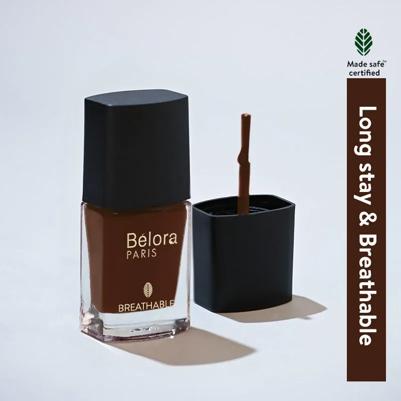 Belora Paris Breathable Made Safe Longstay Nail Polish - 20 Tea Time