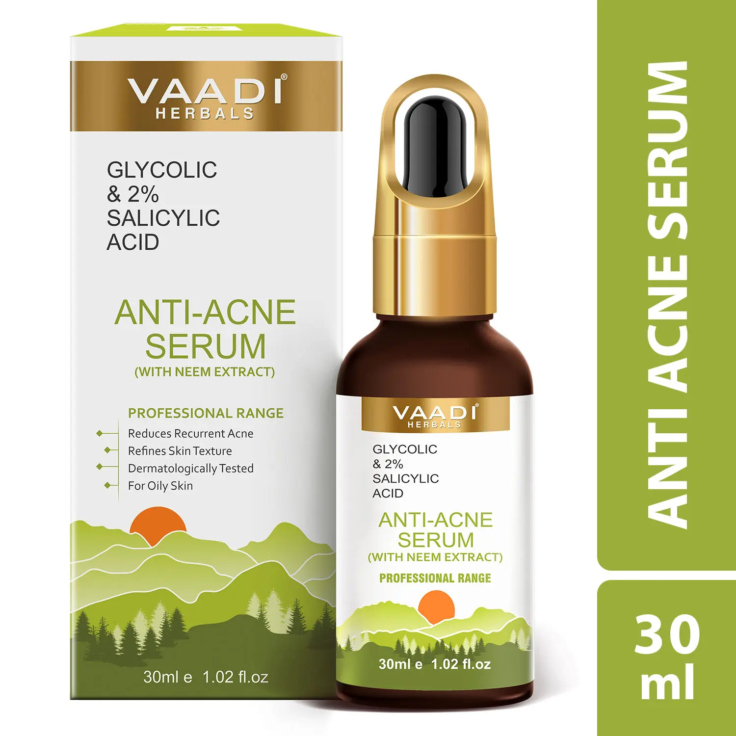 Vaadi Herbals Anti-Acne Serum With Glycolic & 2% Salicylic Acid