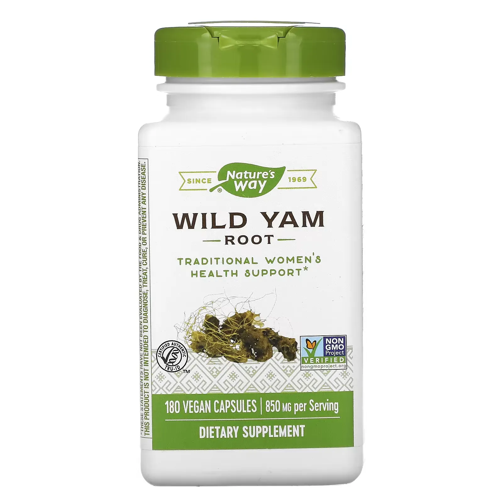 Wild Yam Root, 425 mg, 180 Vegan Capsules