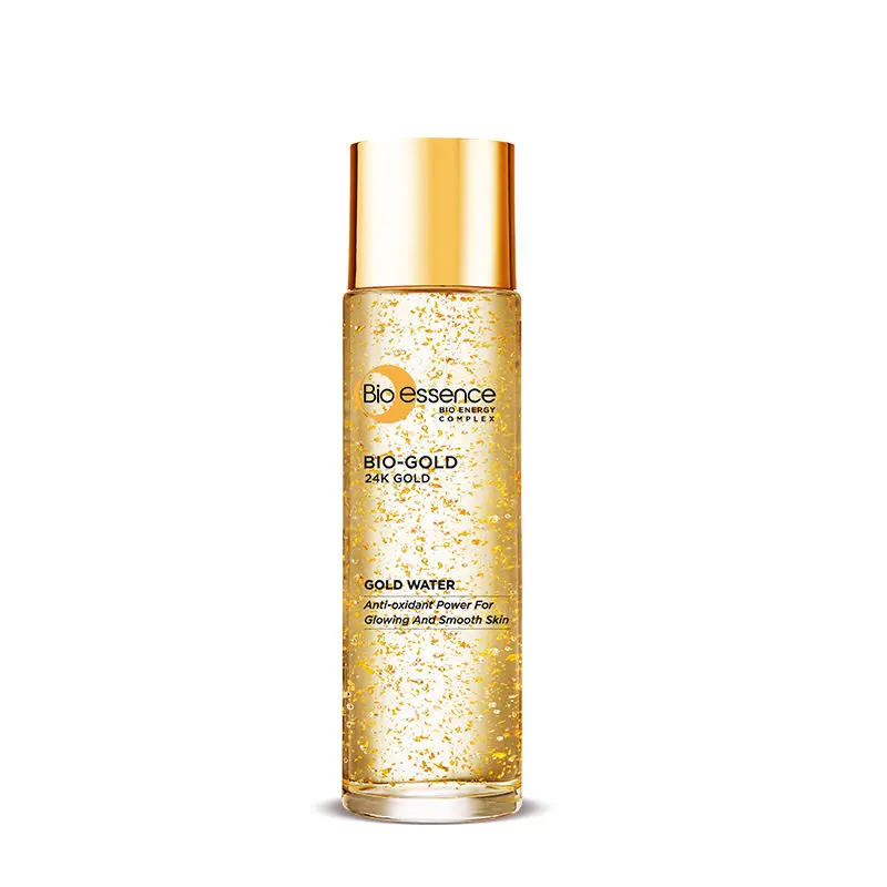 Bio-essence Bio-Gold Gold Water Essence | With Pure 24K Gold & Bio-Energy Complex™, Lightweight UV Protection, Anti-Aging, Anti-Oxidant, Visible Radiance (100 ml)