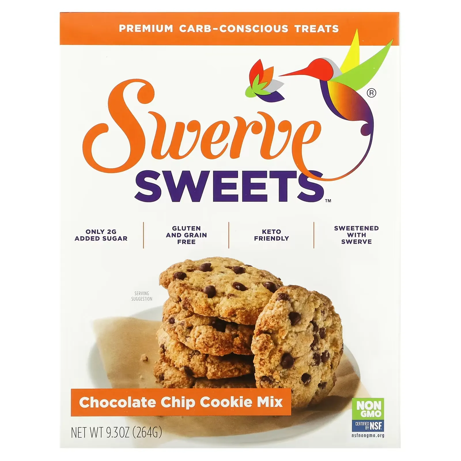 Sweets, Chocolate Chip Cookie Mix, 9.3 oz (264 g)