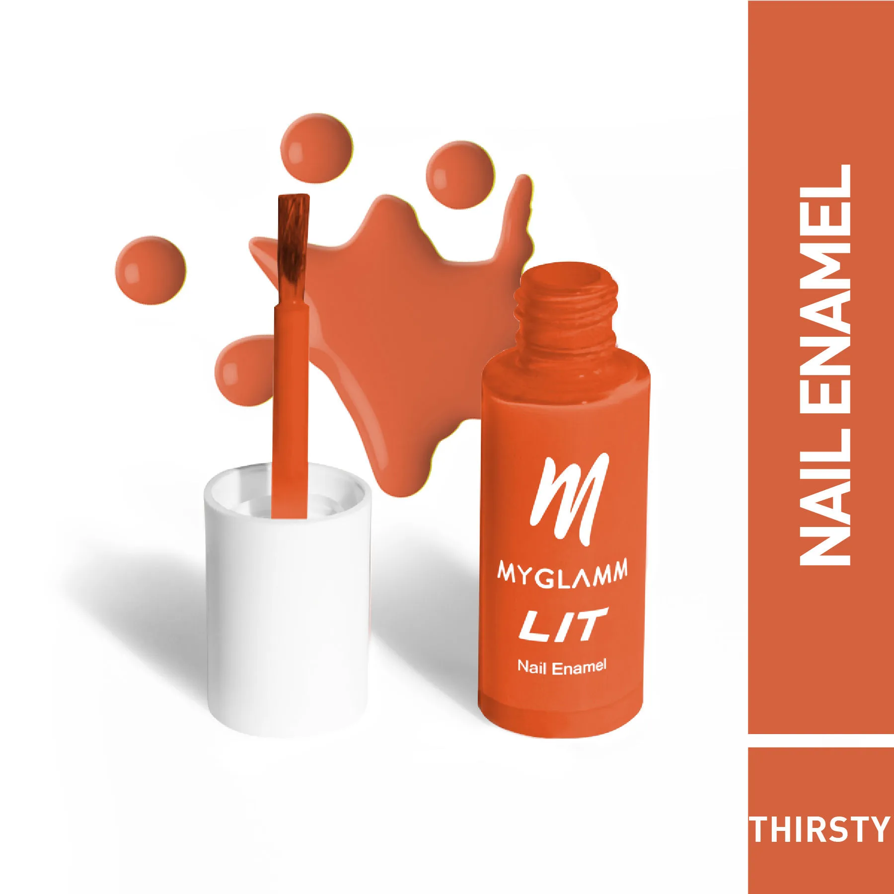 MyGlamm LIT Nail Enamel - Thirsty