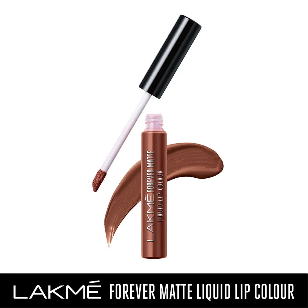 Lakme Forever Matte Liquid Lip Colour - Nude Twist (5.6 ml)