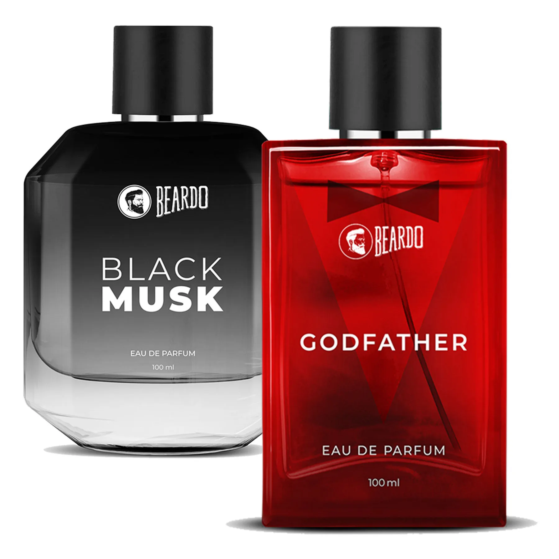 Beardo Black Musk and Godfather Perfume For Men,, set of 2 EDP