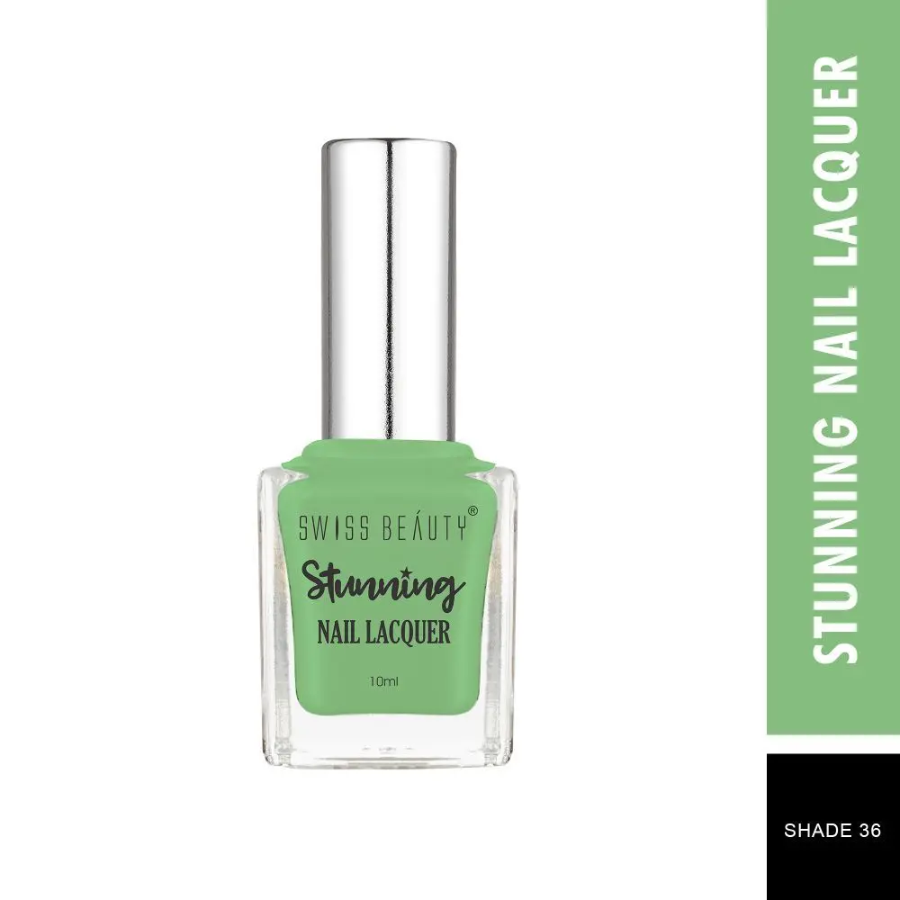 Swiss Beauty Stunning Nail Lacquer 36 Fashion Green (10 ml)