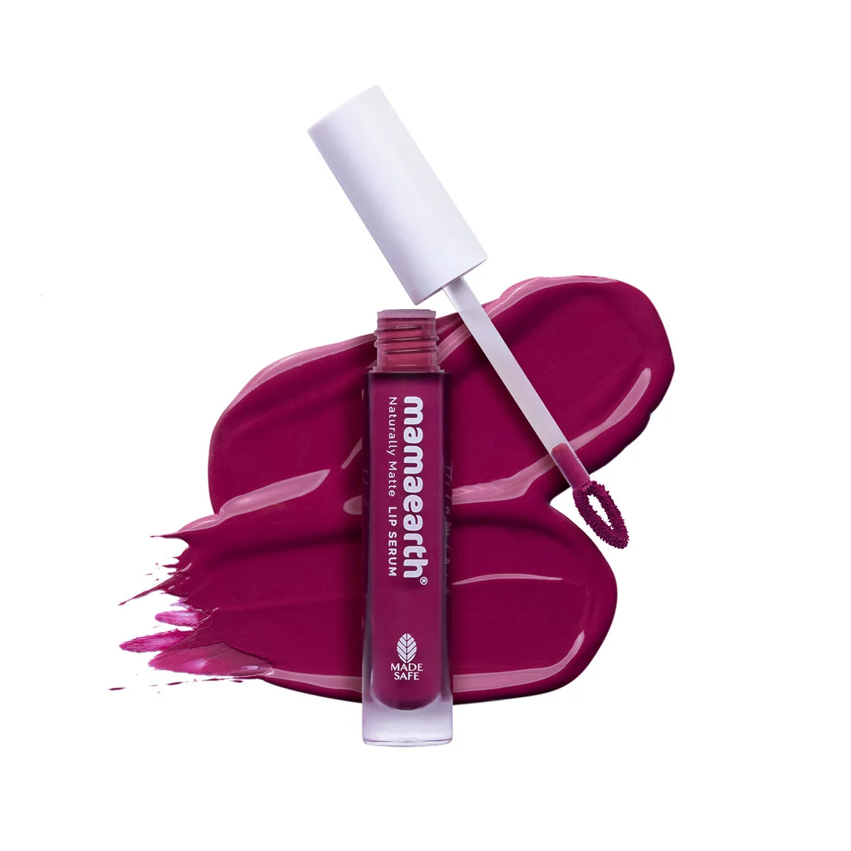 Mamaearth Naturally Matte Lip Serum - Matte Liquid Lipstick with Vitamin C & E - Berrydict Magenta