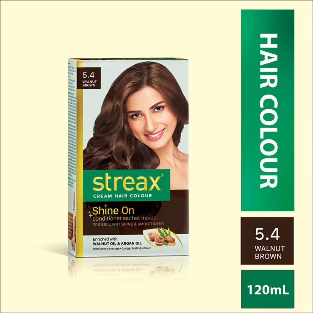 Streax Hair Colour - Walnut Brown (120 ml)