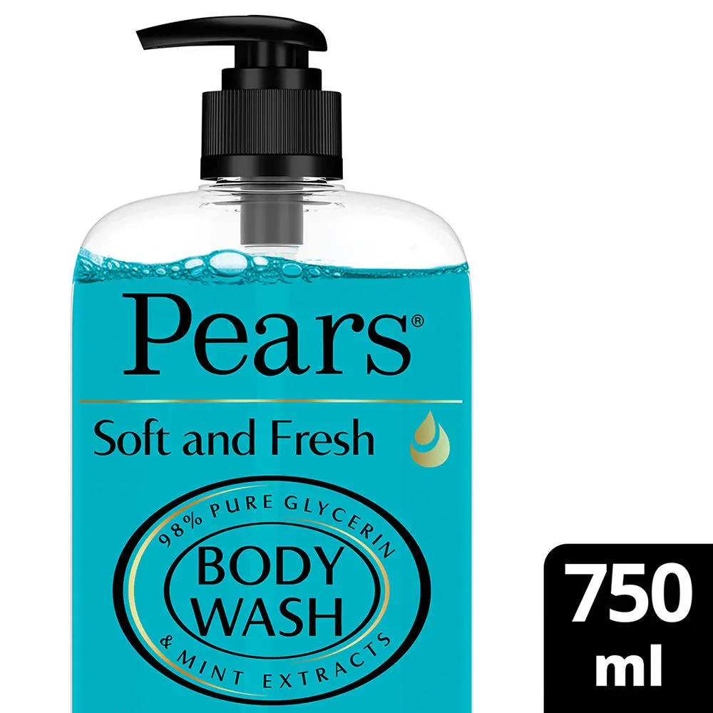 Pears Soft & Fresh Body Wash, 750 ml