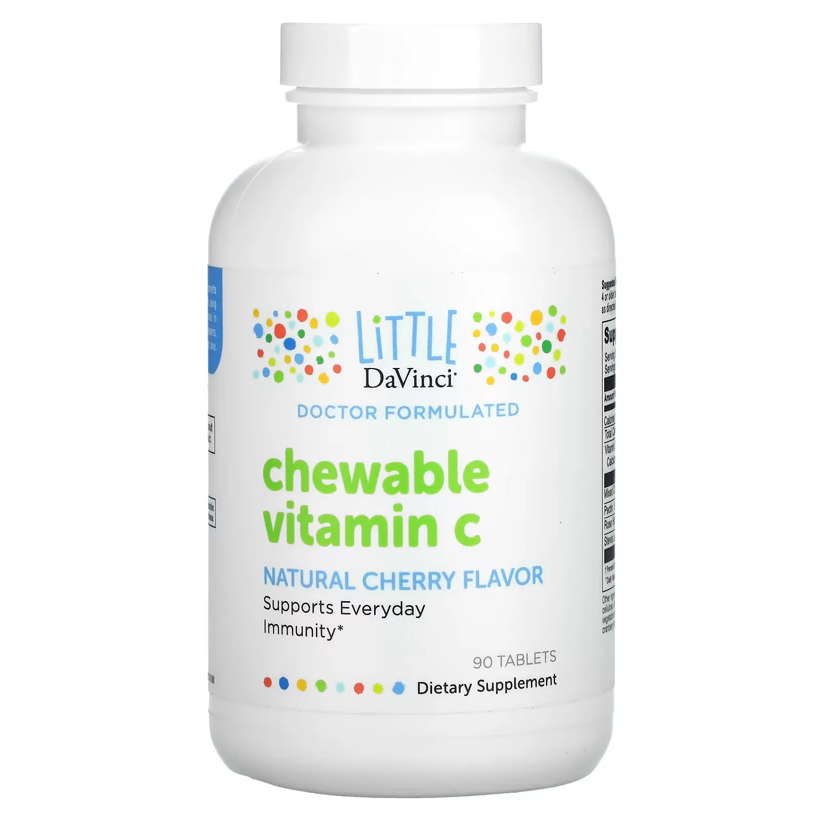 Chewable Vitamin C, Natural Cherry, 90 Tablets