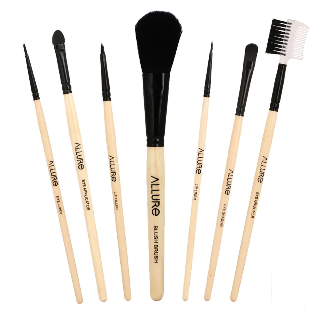 Allure Classic Ack-07 Pack Of 7 Makeup Brush