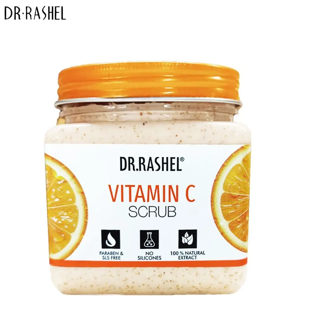 Dr.Rashel Skin Whitening Vitamin C Face and Body Scrub For All Skin Types (380 ml)