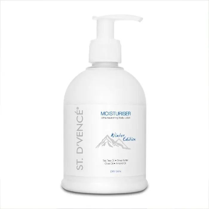 ST. D´VENCE Winter Edition Body Moisturiser For Dry Skin With Tea Tree Oil & Shea Butter (300 ml)