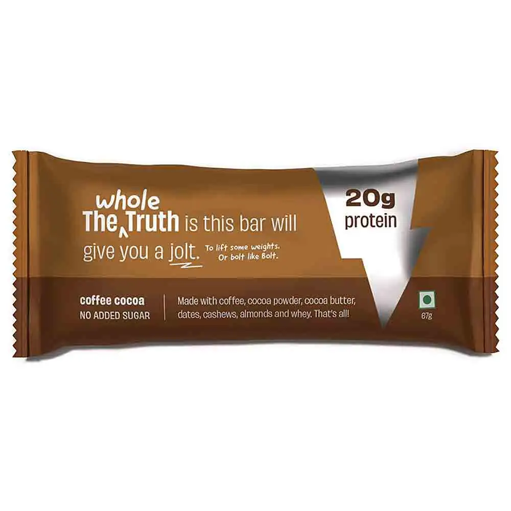 The Whole Truth High Protein Bar 20g,  5 bar(s)  Coffee Cocoa