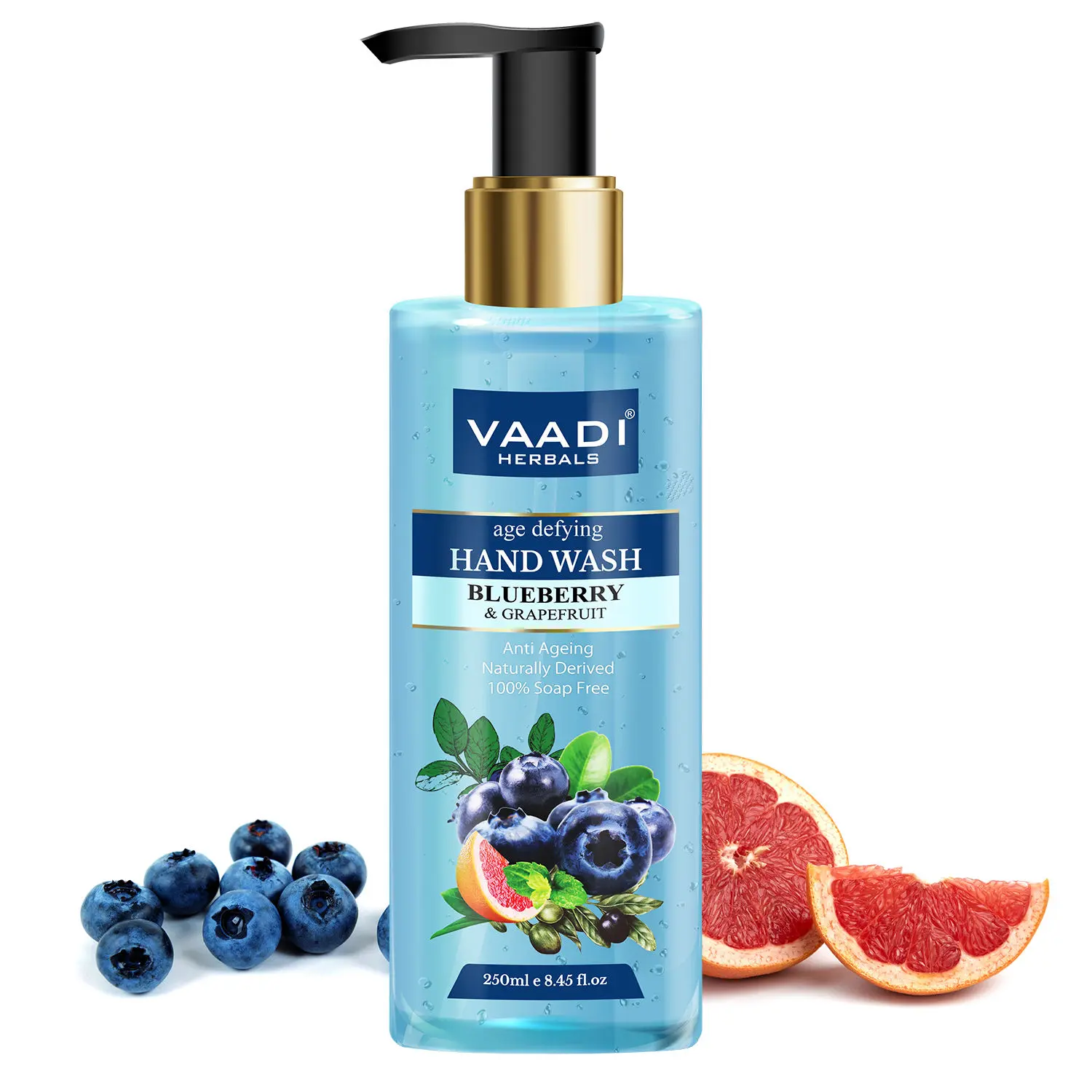 Vaadi Herbals Age Defying Blueberry & Grapefruit Hand Wash (250 ml)